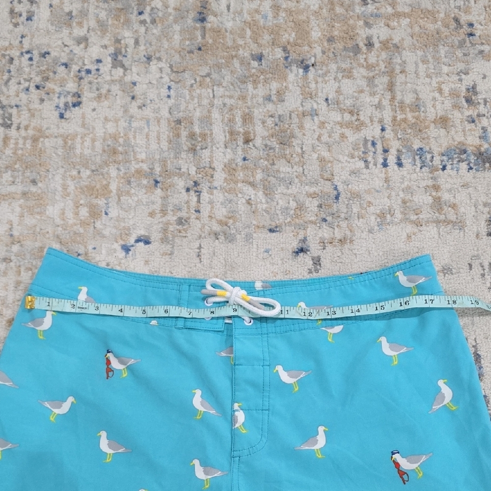 Chubbies‎ Turquoise Seagull Swim Trunks Men’s Size 34 Beach Pool - Picture 3 of 5